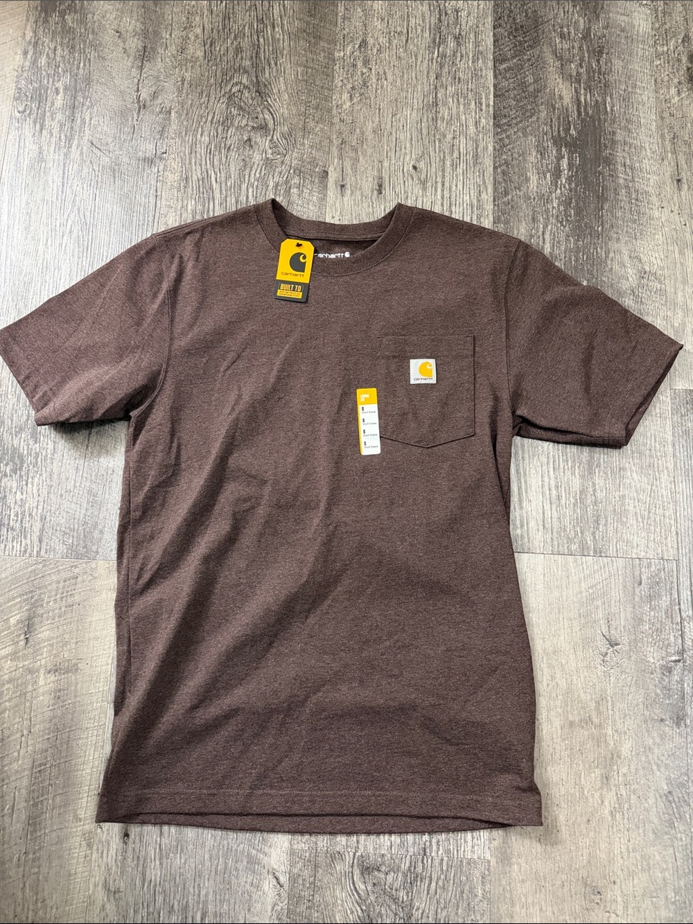 Carhartt Chocolate Brown Short-Sleeve Pocket Tee